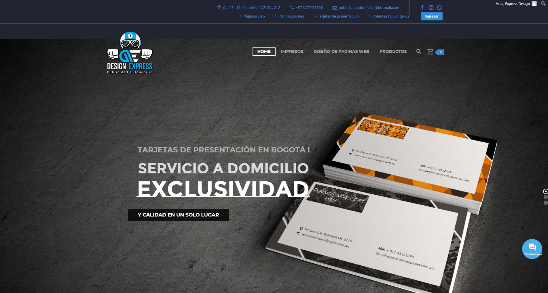 diseño web design express