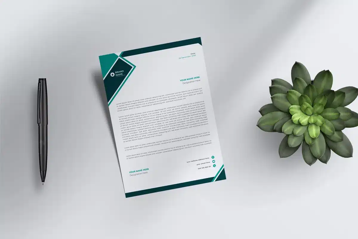 hoja membretada empresa