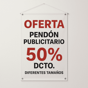 Impresión pendón colgante